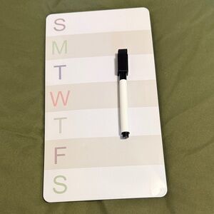 Weekly Planner Dry Erase Board with Marker